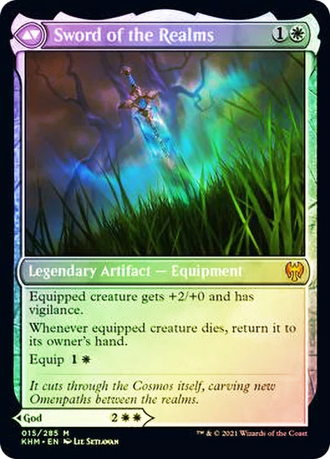 Halvar, God of Battle // Sword of the Realms [Kaldheim Prerelease Promos] - Image 2