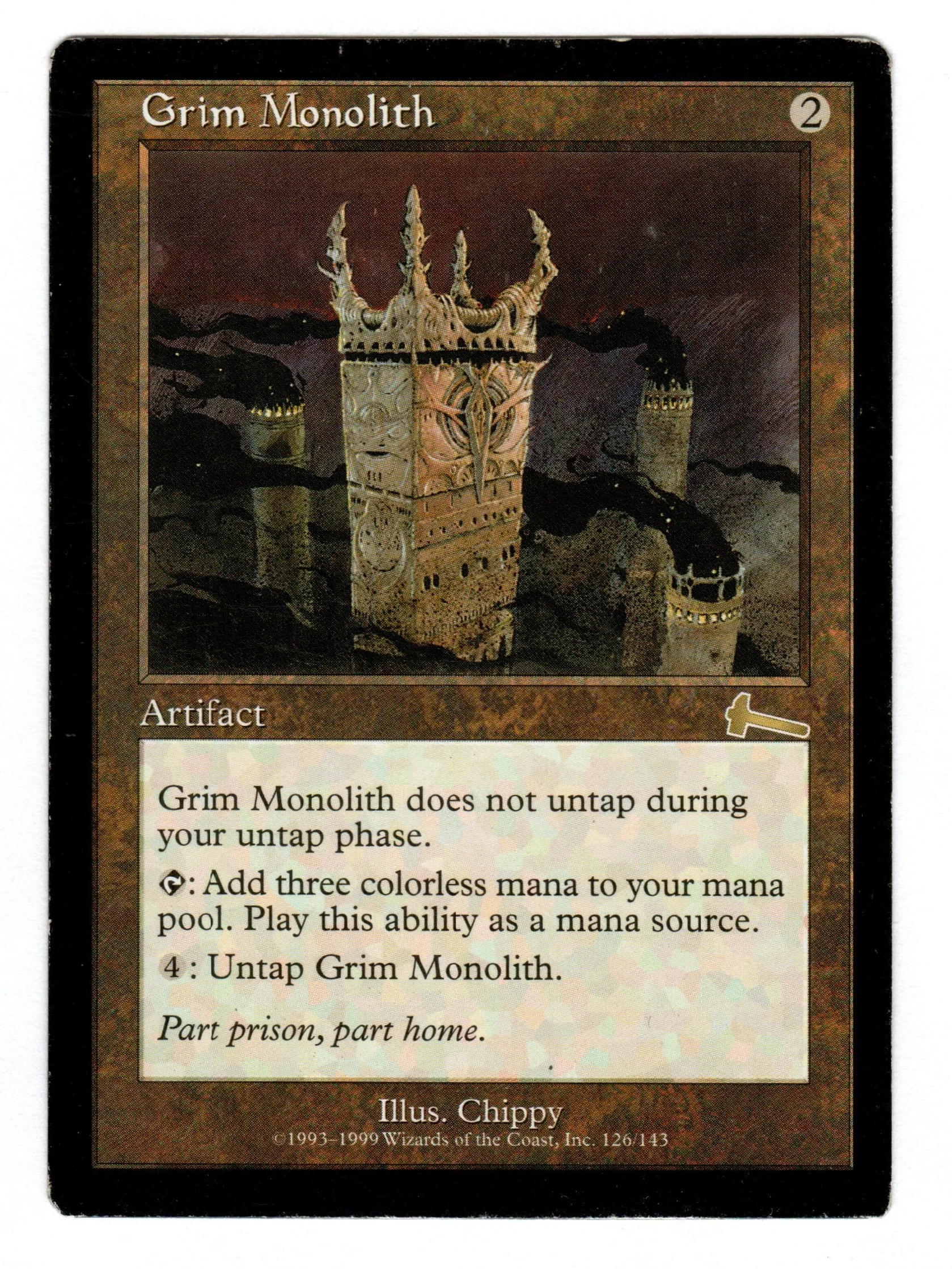 Scan #447 - Grim Monolith - Urza's Legacy