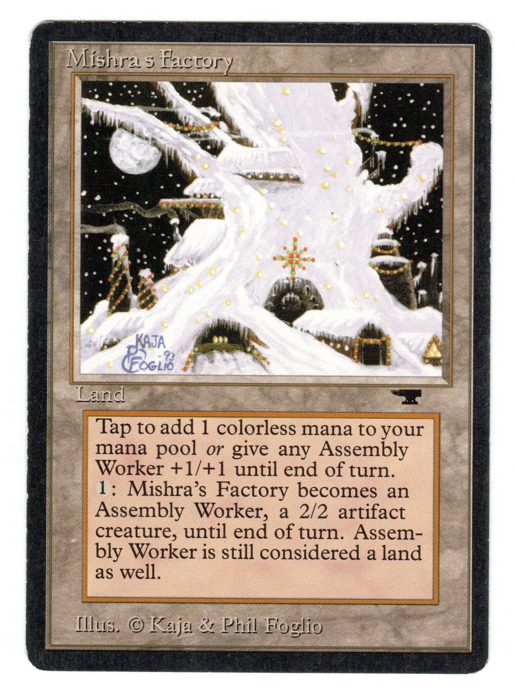 Scan #642 - Mishra's Factory (winter) - Antiquities